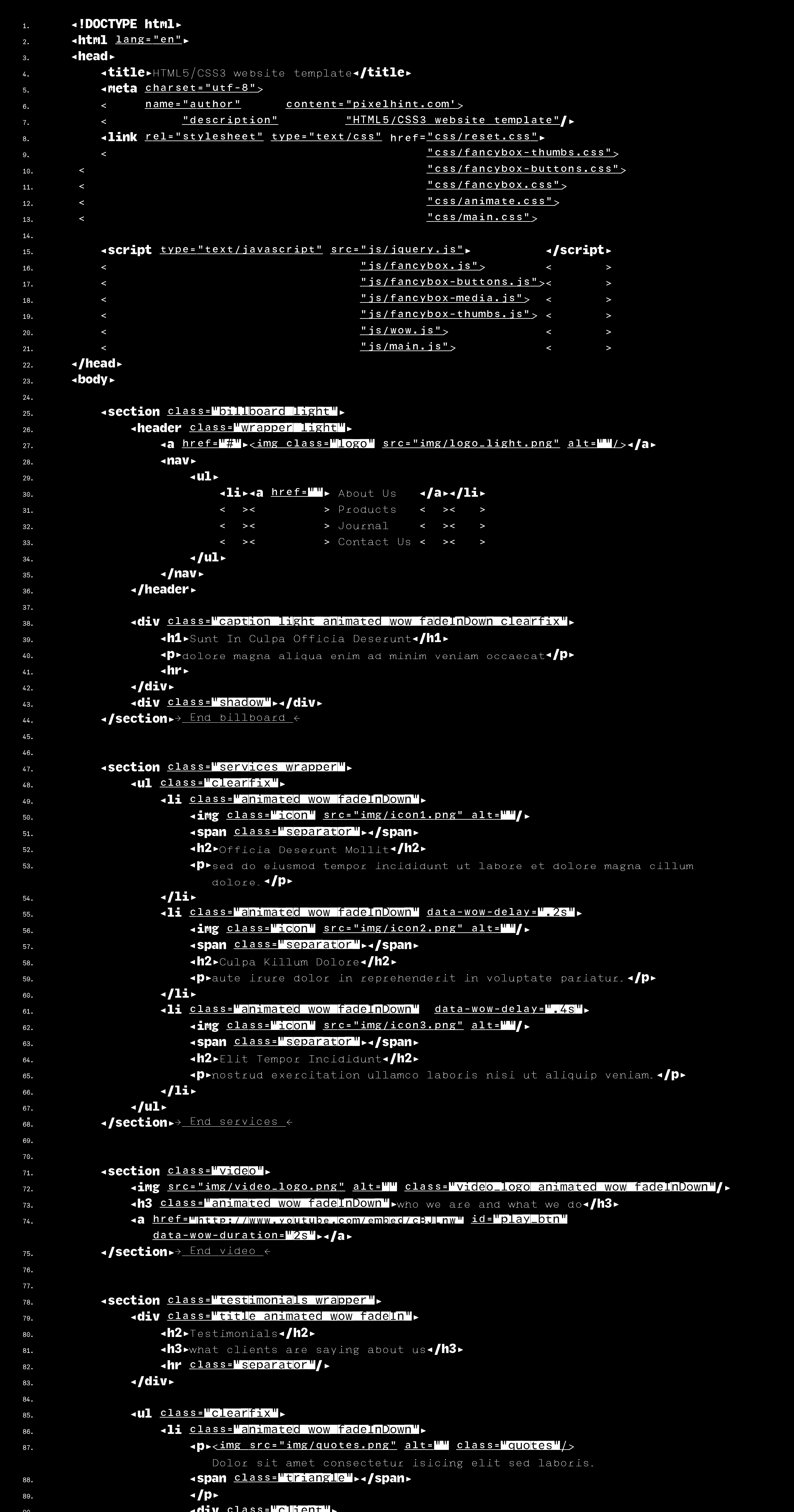 Sections, séquences. Chasse fixe et hiérarchisation mobile pour le code informatique