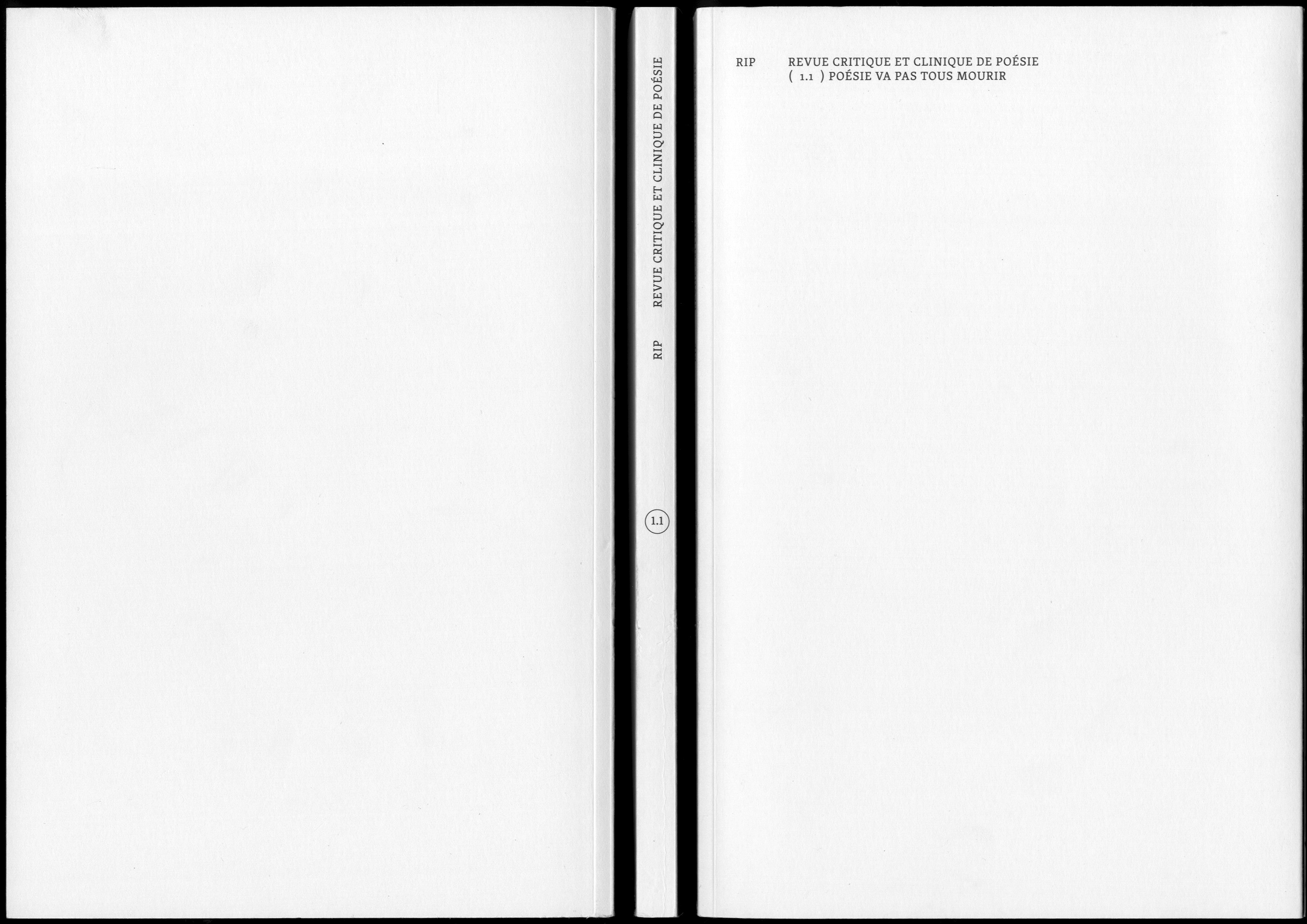 Que veut dire rip ?  (1.1) Poésie va pas  tous mourir (0)