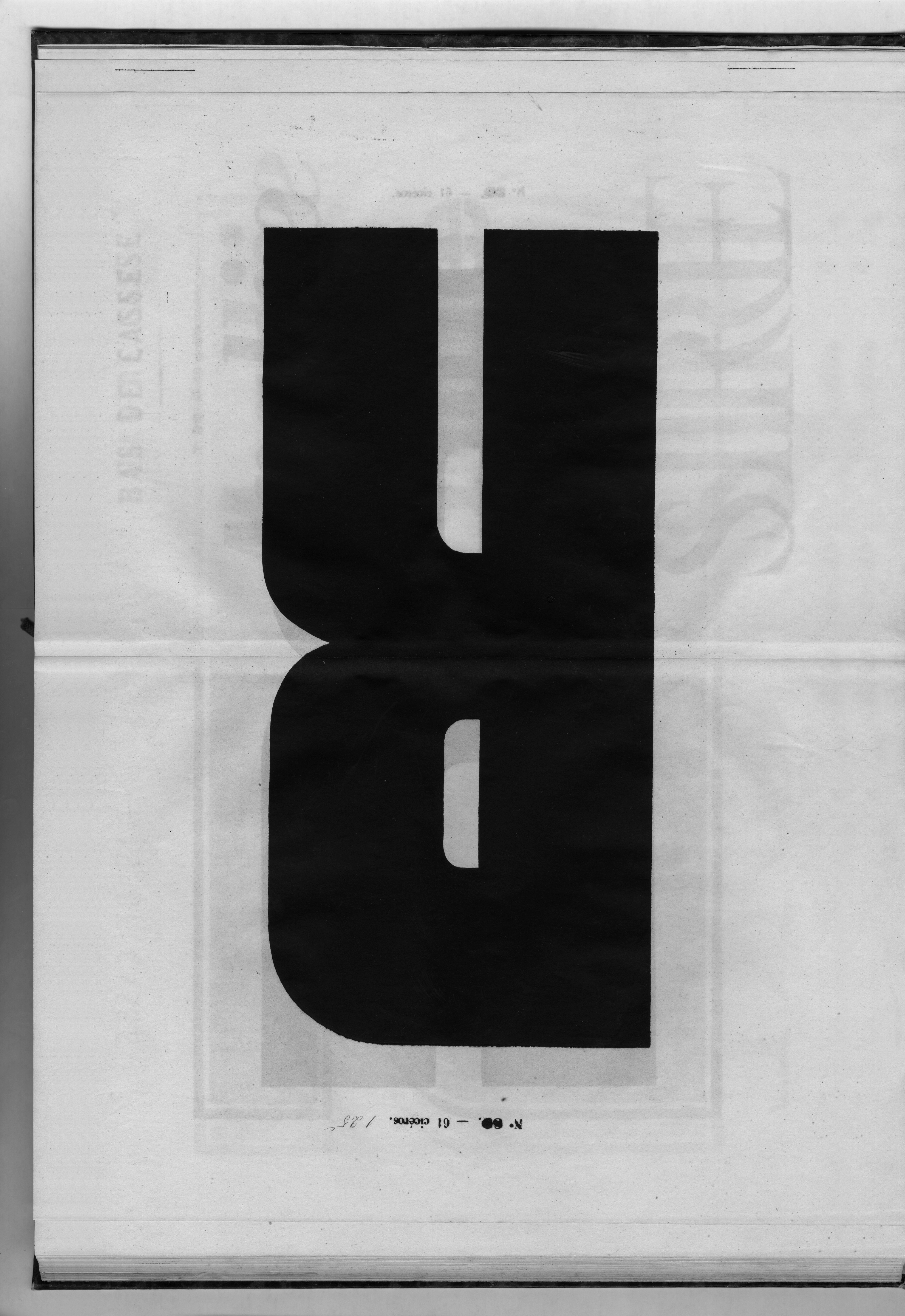 Gustave Dubosc,  chimères typographiques