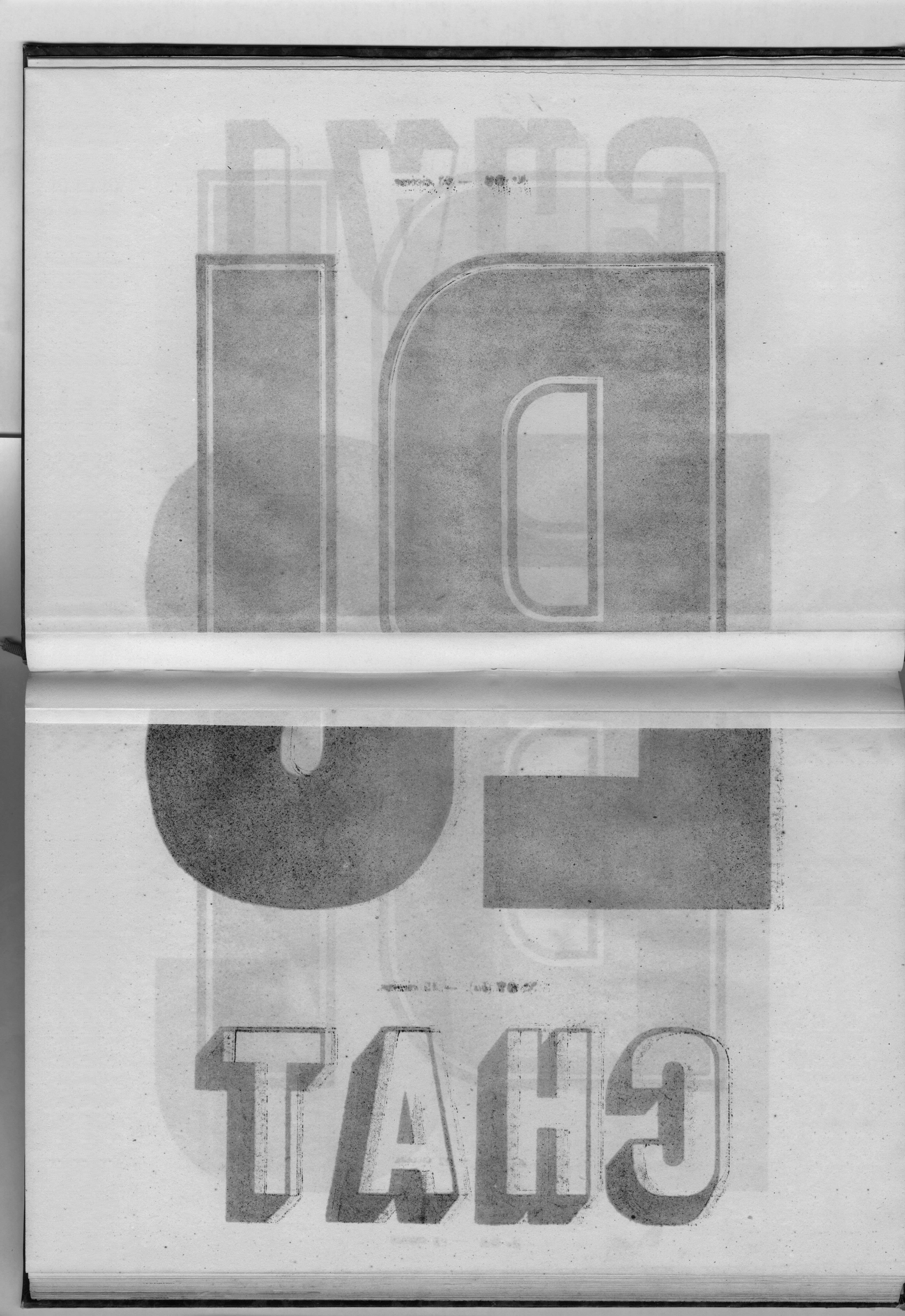 Gustave Dubosc,  chimères typographiques