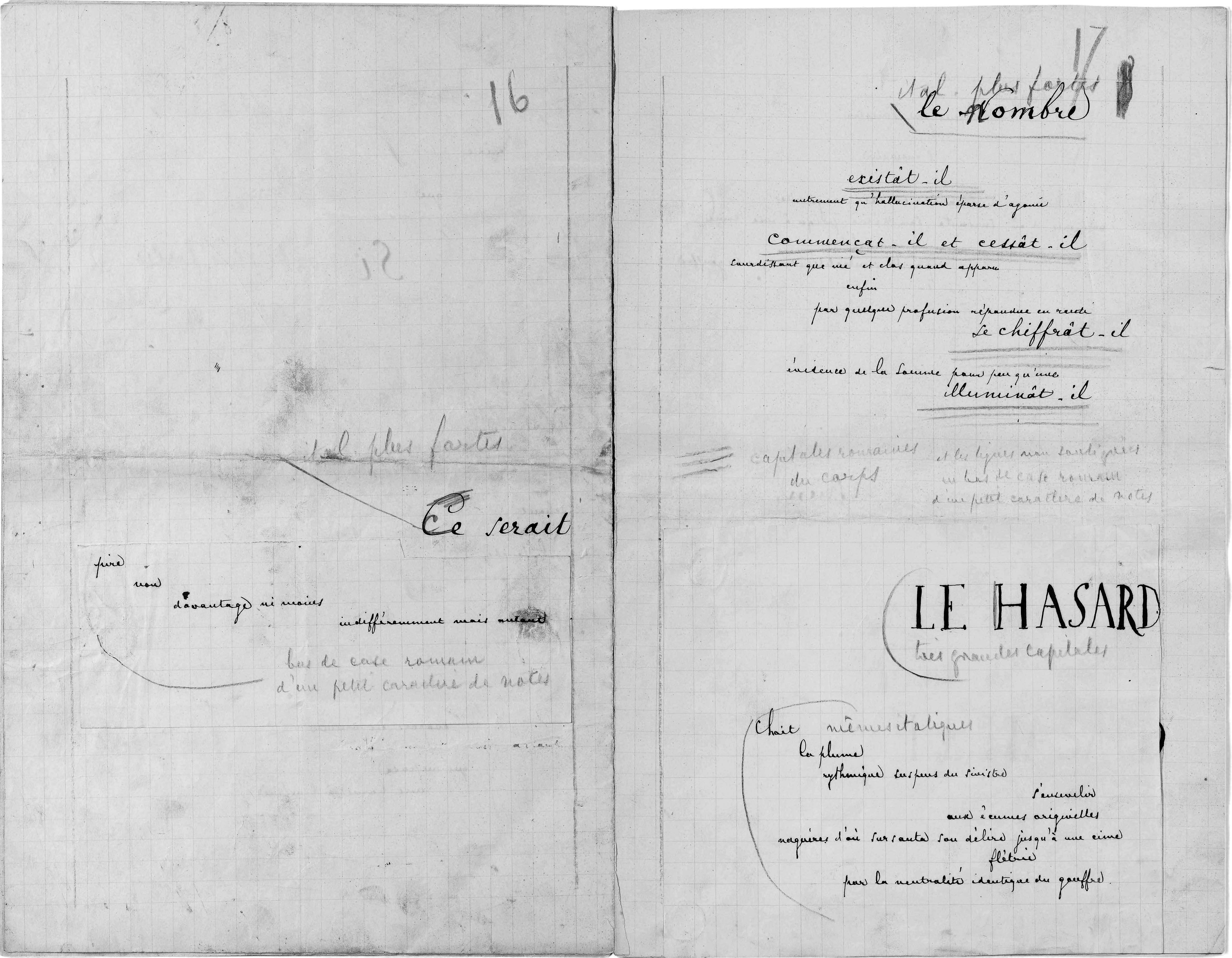 Le « Coup de dés » de Mallarmé Poème typographique